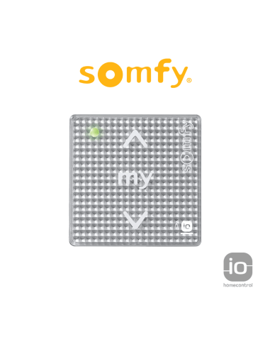 SMOOVE 1 io Silver Shine Somfy - Radiocomando monocanale per motori radio io