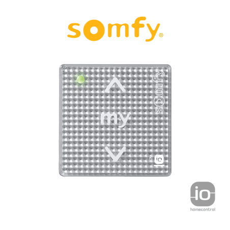 SMOOVE 1 io Silver Shine Somfy - Radiocomando monocanale per motori radio io