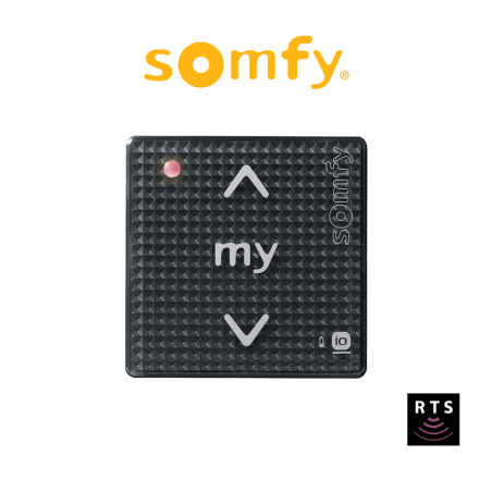 SMOOVE 1 RTS Black Shine Somfy - Radiocomando monocanale per motori radio RTS