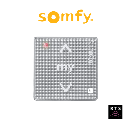SMOOVE 1 RTS Silver Shine Somfy - Radiocomando monocanale per motori radio RTS