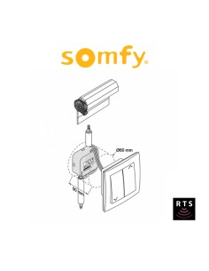 Somfy RTS micro radio receiver for roller shutters 2