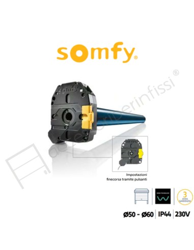 RDO CSI Somfy motore con manovra di soccorso per serrande e tende da sole