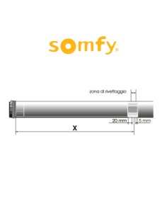 TTS HIPRO WT Somfy motore con sistema di trazione tensione per coperture di terrazzi, lucernari, sistemi solari passivi 2