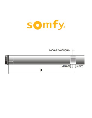 TTS HIPRO WT Somfy motore con sistema di trazione tensione per coperture di terrazzi, lucernari, sistemi solari passivi