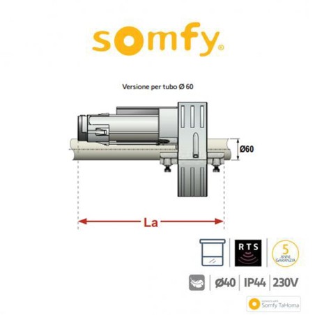 CENTREO Somfy motore per porte da garage