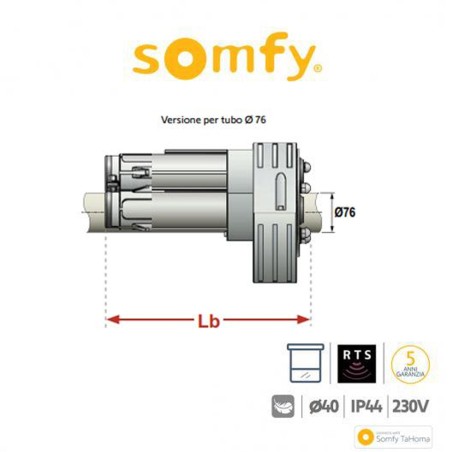 CENTREO Somfy motore per porte da garage