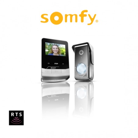 V100+ RTS Videocitofono Somfy con Controllo Accessi RTS e Installazione a 2 Fili