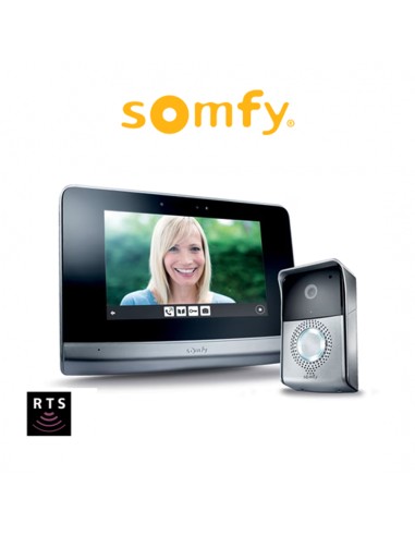 V500 RTS Videocitofono Somfy con monitor touch screen e telecamera grandangolare