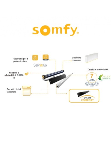 ALTEA 50 SOLAR IO Somfy motore solare