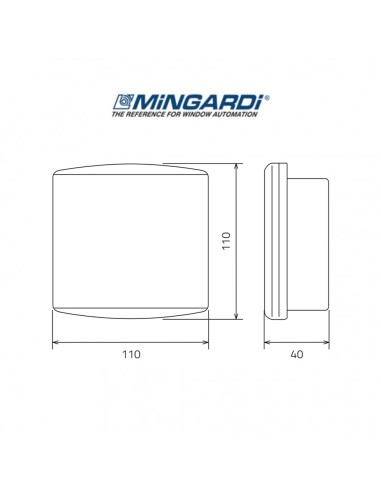 MR-RIC Mingardi - Ricevente esterna per il controllo via radio di attuatori elettrici lineari