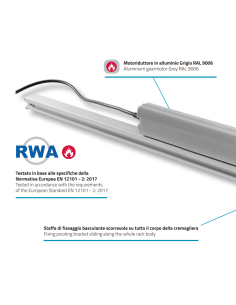 DRIVE EVO 2 Mingardi - Attuatore a cremagliera per lucernari cupole e frangisole 1000N 2