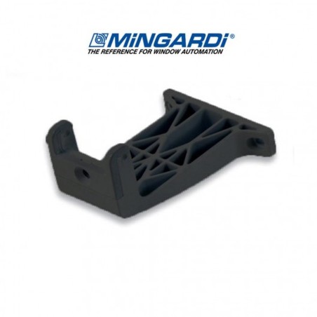 2713821 Mingardi | Staffa per applicazione a vasistas RAL 9005 nero