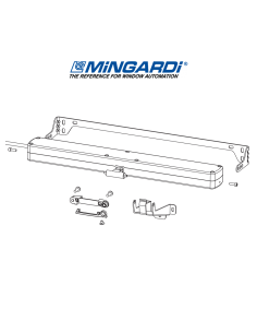 Mingardi - Attuatore motore a catena per finestre MICRO EVO BASIC 2