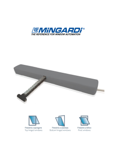 Mingardi - Attuatore motore a catena per finestre MICRO EVO BASIC