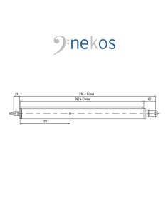 EA-L Nekos - Attuatore lineare a stelo rigido per lucernari e cupole 2