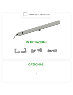 KIMO 225 Nekos attuatore a catena piccolo ad incasso a scomparsa per finestre a sporgere e vasistas 2