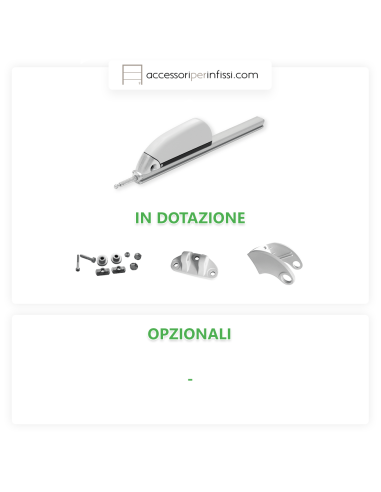 SKY 450 Nekos attuatore a cremagliera per lucernari e cupole