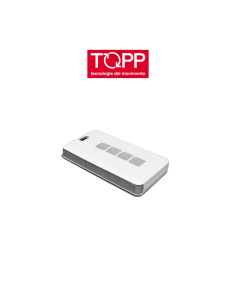 μREMOTE PRO Topp telecomando monocanale per attuatori