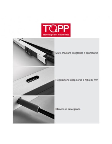 M00 multi-chiusura elettrica Topp