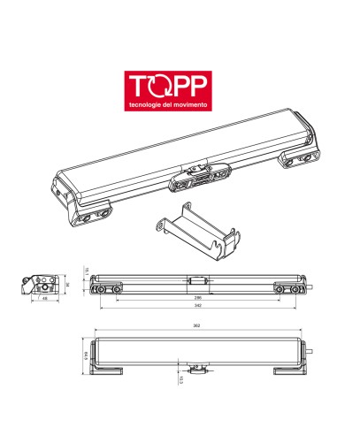 C20 Topp - Attuatore elettrico a catena per finestre vasistas e lucernari | Accessori per Infissi