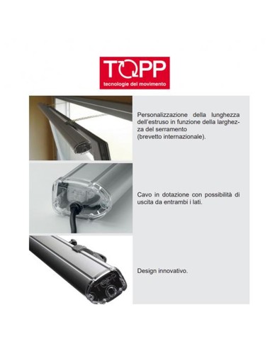 C240 Topp - Attuatore elettrico a catena per finestre vasistas e lucernari