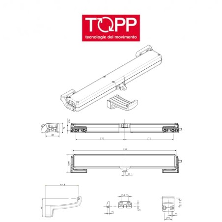 C15 Topp - Attuatore elettrico a catena per finestre vasistas e lucernari