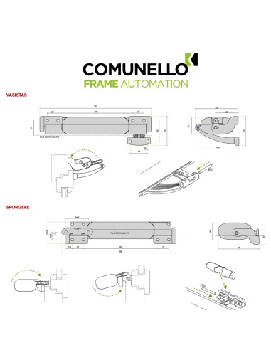 SMART Comunello - Attuatore elettrico a catena per finestre vasistas e a sporgere | Accessori per Infissi