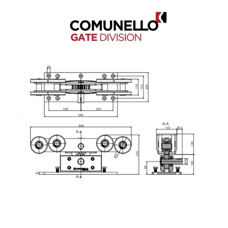 CGS-500.8 G - Comunello - Kit Integrator Grande Master & Slave