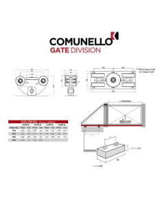 CGS - 350.5XL - Comunello - Carrello autoportante 5 ruote per cancelli a sbalzo 2