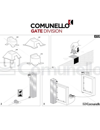 170I Comunello - Battente d'arresto a cementare