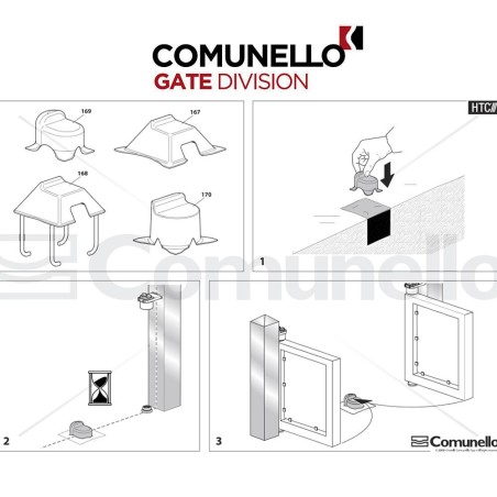 170I Comunello - Battente d'arresto a cementare