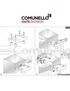 250I Comunello - Piastra guida cancello regolabile 2