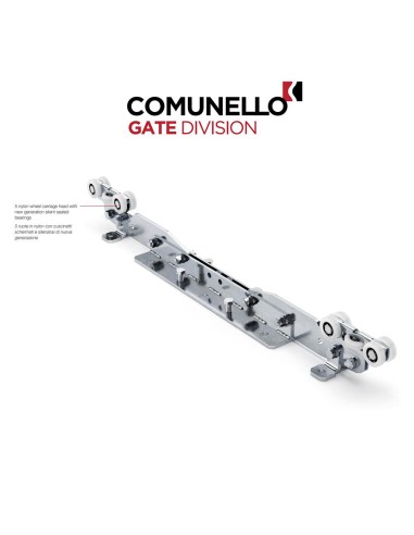 CGA-600.10 P - Comunello - Carrello Bullet Mini regolabile a 10 ruote per serie alluminio