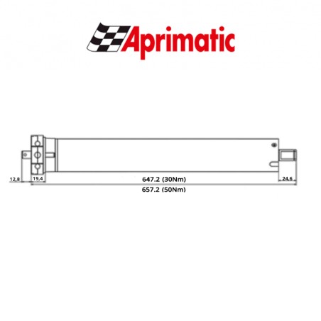 REVOLUX 45SMS-MP RS Aprimatic - Motore radio per tapparelle