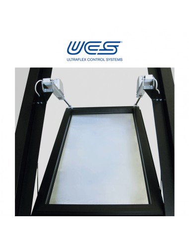 SYNCHRO T-RACK Ultraflex UCS - Coppia attuatori a cremagliera per finestre a sporgere e lucernari