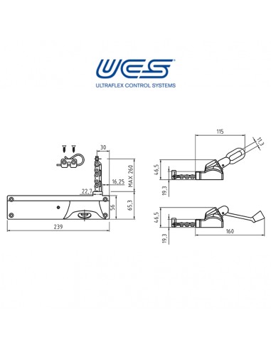 CAT Ultraflex UCS attuatore a catena per apertura manuale di finestre a sporgere e lucernari