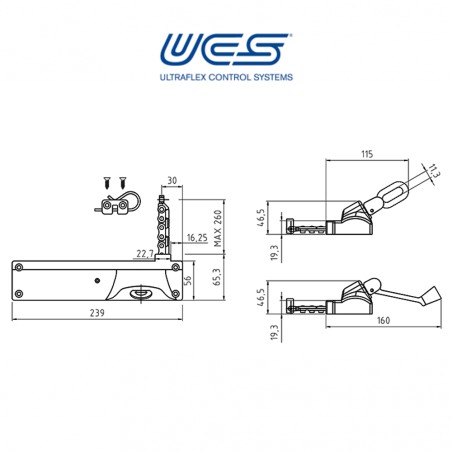 CAT Ultraflex UCS attuatore a catena per apertura manuale di finestre a sporgere e lucernari
