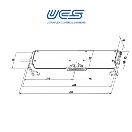 STILE Ultraflex UCS attuatore a catena per finestre vasistas e a sporgere