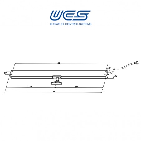 QUASAR Ultraflex UCS attuatore a catena per finestre vasistas e a sporgere