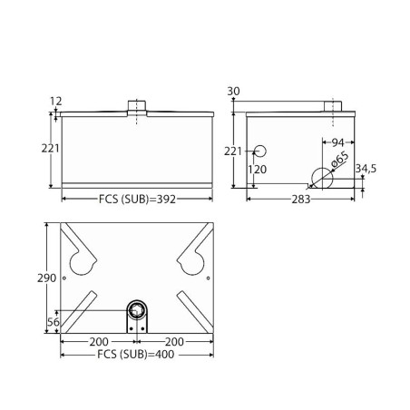SUB BFT operatore oleodinamico interrato per cancelli a battente