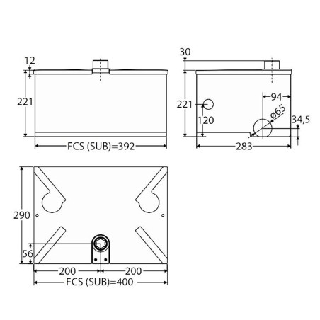 SUB EL BFT operatore oleodinamico interrato per cancelli a battente | Accessori per Infissi
