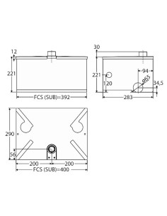 SUB G BFT operatore oleodinamico interrato per cancelli a battente 2