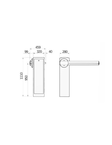 MAXIMA ULTRA 35 230V BFT barriera elettromeccanica