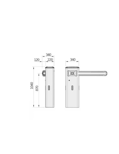 GIOTTO ULTRA 36 BFT barriera elettromeccanica