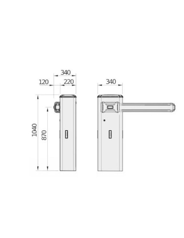 GIOTTO BT B ULTRA 36 BFT barriera elettromeccanica