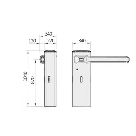 GIOTTO BT B ULTRA 36 BFT barriera elettromeccanica