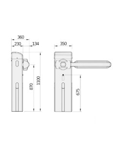 GIOTTO BT A BFT barriera elettromeccanica 2
