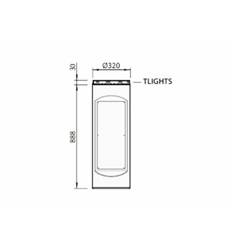 TOTEM BFT dissuasore di sosta di passaggio