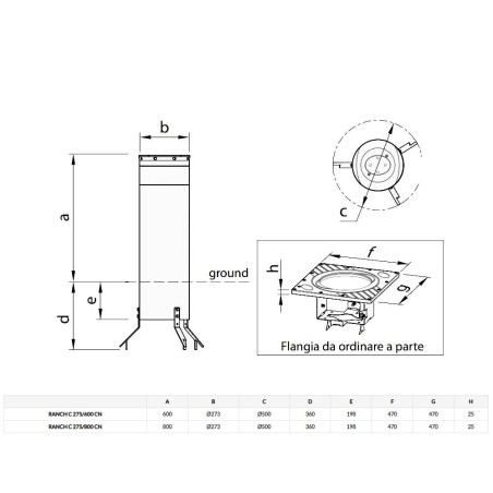 RANCH C BFT dissuasore di sosta di passaggio