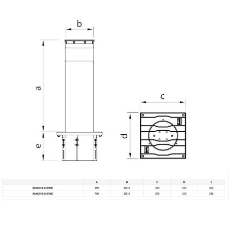 RANCH B BFT dissuasore di sosta di passaggio